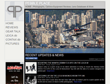 Tablet Screenshot of pebbleplace.com